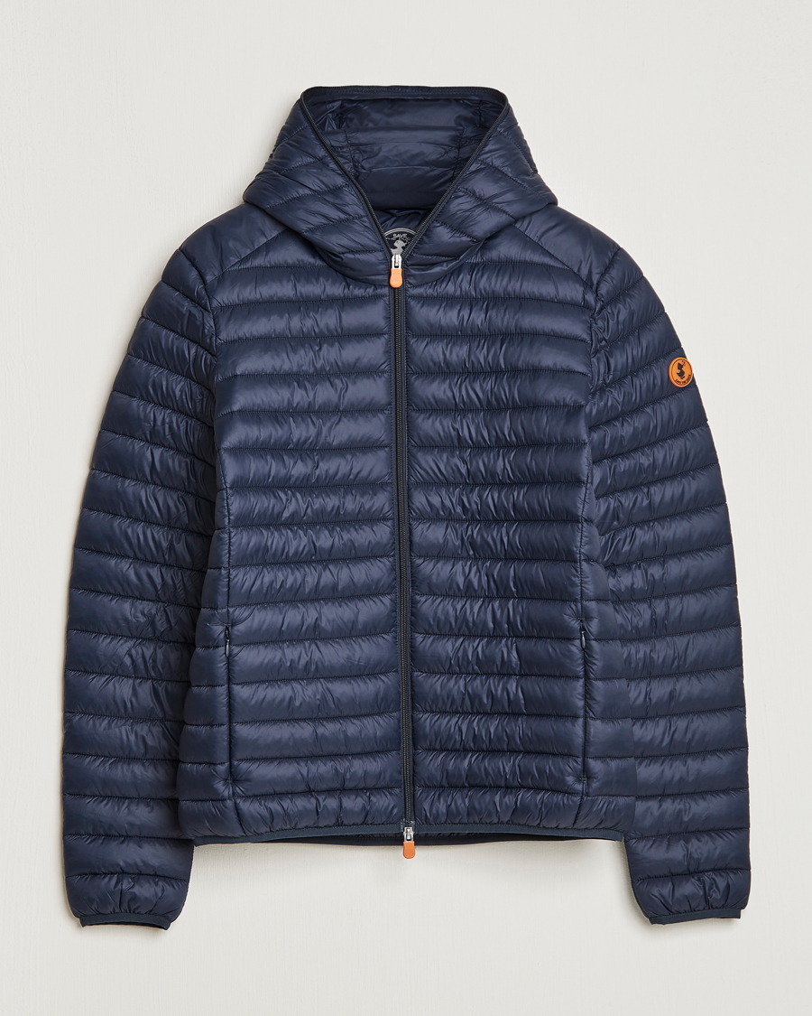 Homme | Manteaux Et Vestes | Save The Duck | Duffy Lightweight Padded Hood Jacket Blue Black