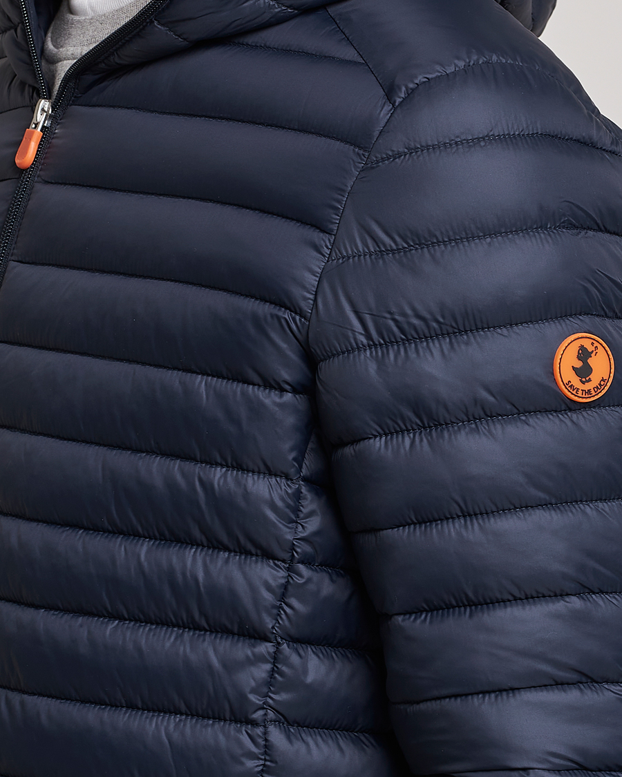 Homme | Manteaux Et Vestes | Save The Duck | Duffy Lightweight Padded Hood Jacket Blue Black