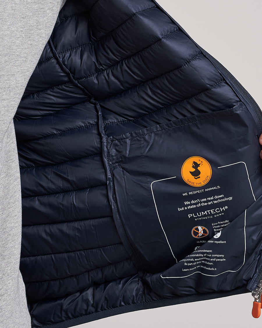 Homme | Manteaux Et Vestes | Save The Duck | Duffy Lightweight Padded Hood Jacket Blue Black