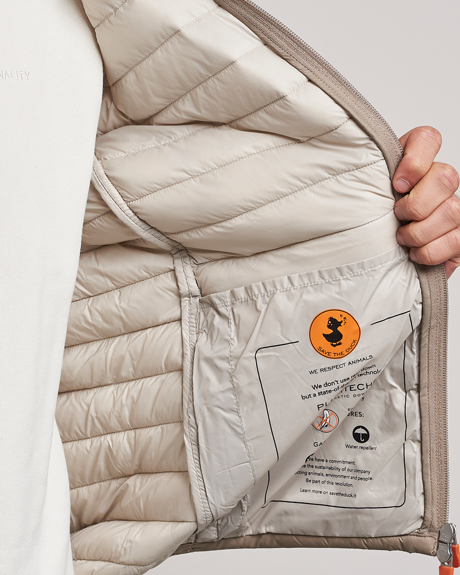 Homme | Manteaux Et Vestes | Save The Duck | Alex Lightweight Padded Jacket Dune Beige
