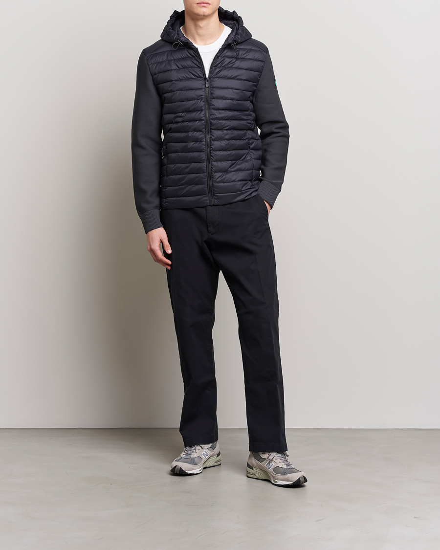 Homme | Manteaux Et Vestes | Save The Duck | Murilo Hybrid Hood Jacket Black