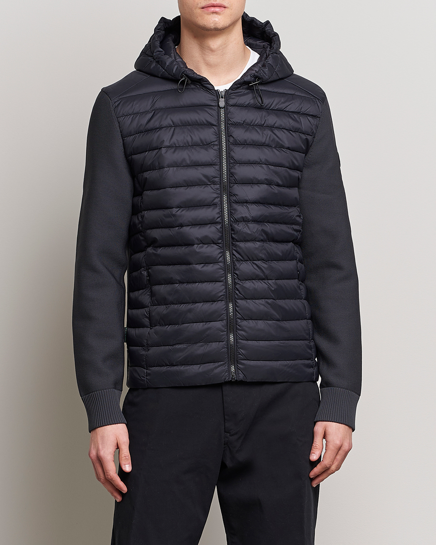 Homme | Manteaux Et Vestes | Save The Duck | Murilo Hybrid Hood Jacket Black