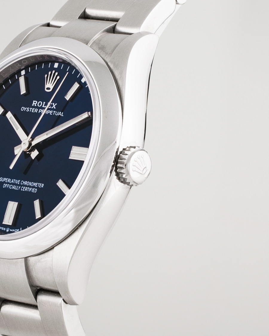 Homme | Pre-Owned & Vintage Watches | Rolex Pre-Owned | Oyster Perpetual 36 126000 Steel Blue
