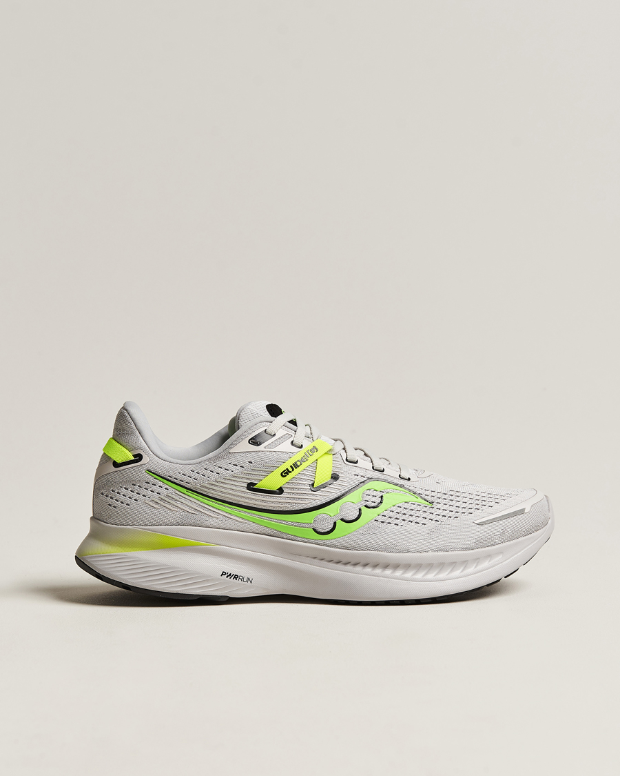 Homme | Saucony Guide 16 Running Sneakers Fog/Slime | Saucony | Guide 16 Running Sneakers Fog/Slime
