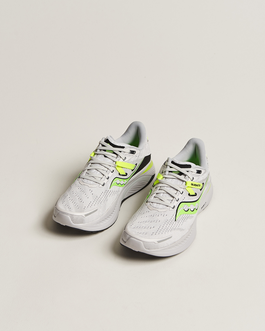 Homme | Saucony Guide 16 Running Sneakers Fog/Slime | Saucony | Guide 16 Running Sneakers Fog/Slime