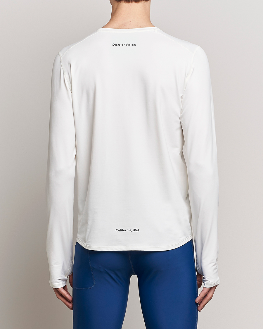 Homme | T-shirts | District Vision | Deva-Tech Long Sleeve T-Shirt White
