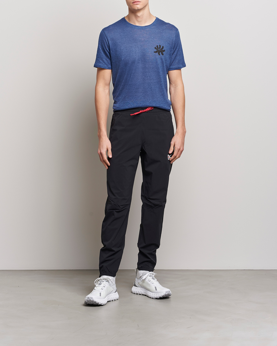 Homme | T-shirts | District Vision | Suhka Hemp Short Sleeve T-Shirt Ocean Blue