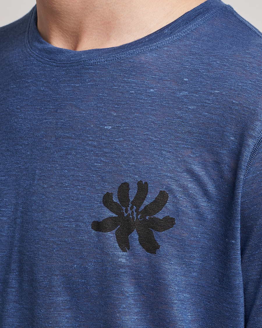 Homme | T-shirts | District Vision | Suhka Hemp Short Sleeve T-Shirt Ocean Blue