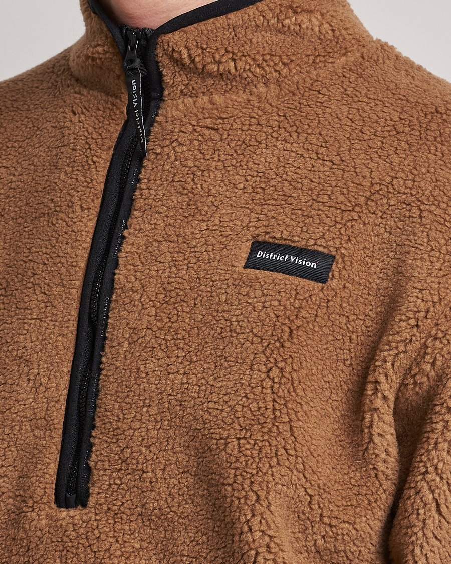 Homme | Pulls Et Tricots | District Vision | Doug Half Zip Fleece Sand