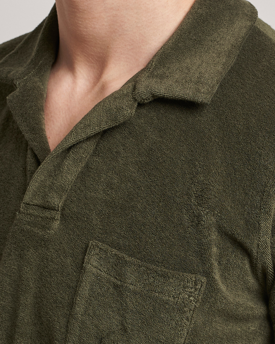 Homme | Polos | Orlebar Brown | Terry Polo Palm