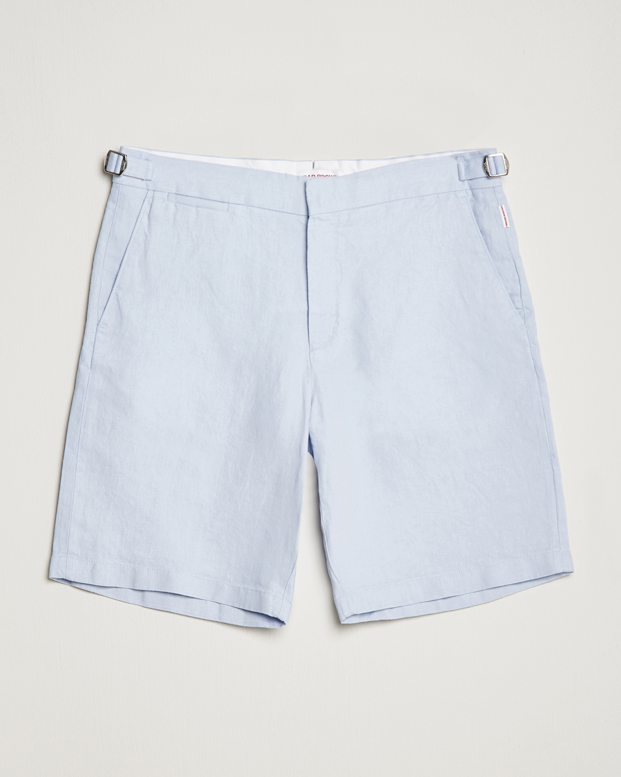 Homme | Shorts | Orlebar Brown | Norwich Linen Shorts Light Island Sky