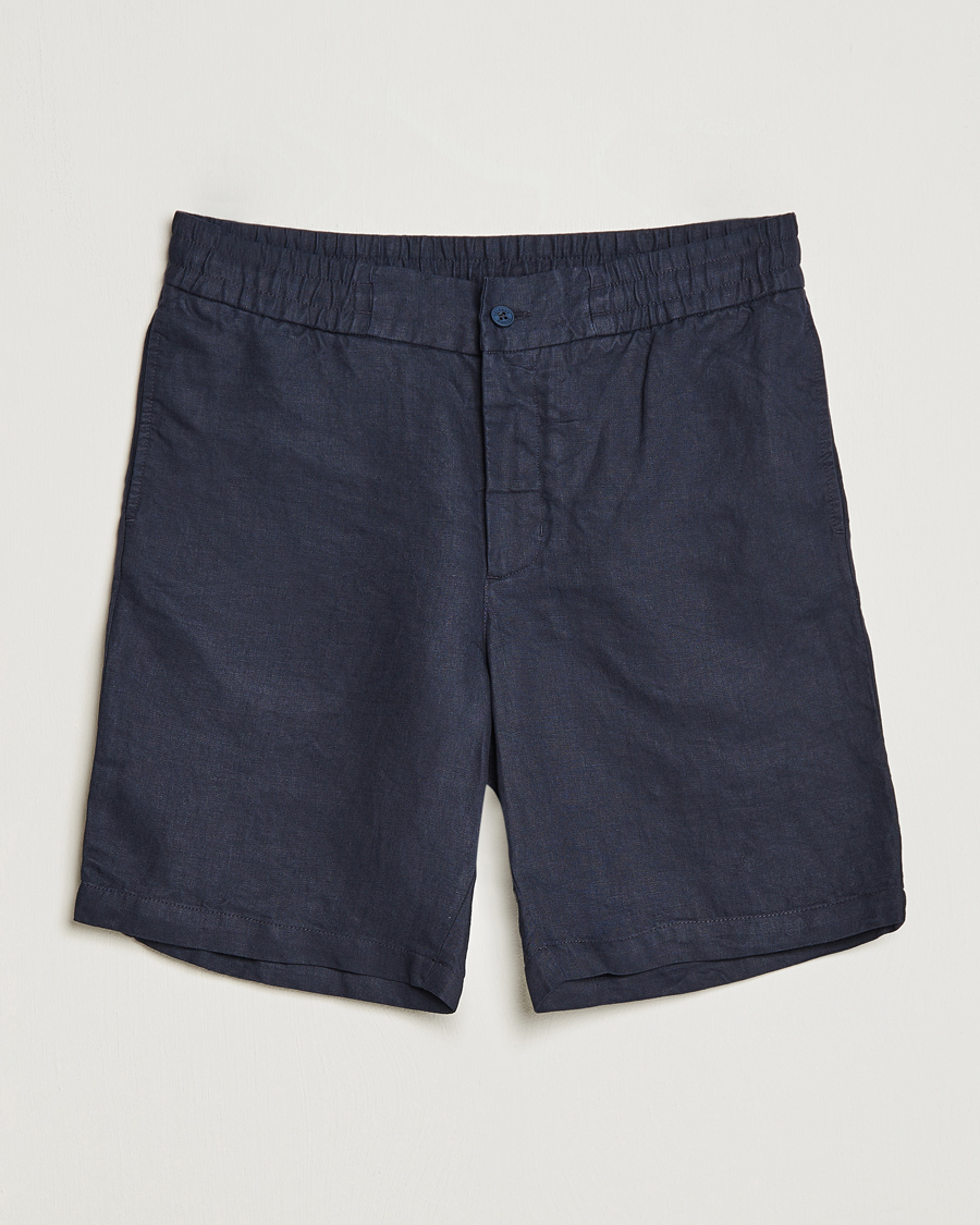 Homme | Shorts | Orlebar Brown | Cornell Linen Shorts Night Iris