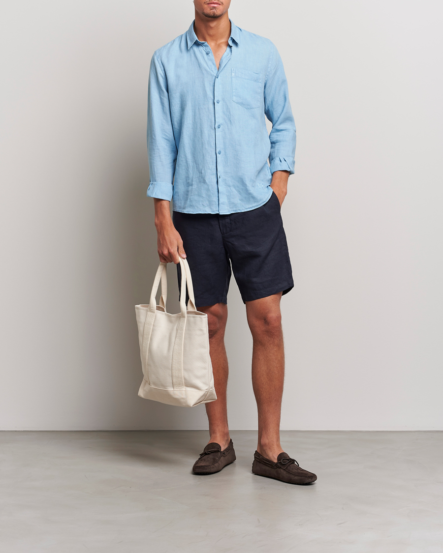 Homme | Shorts | Orlebar Brown | Cornell Linen Shorts Night Iris