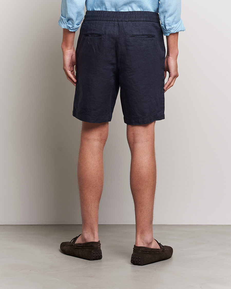Homme | Shorts | Orlebar Brown | Cornell Linen Shorts Night Iris
