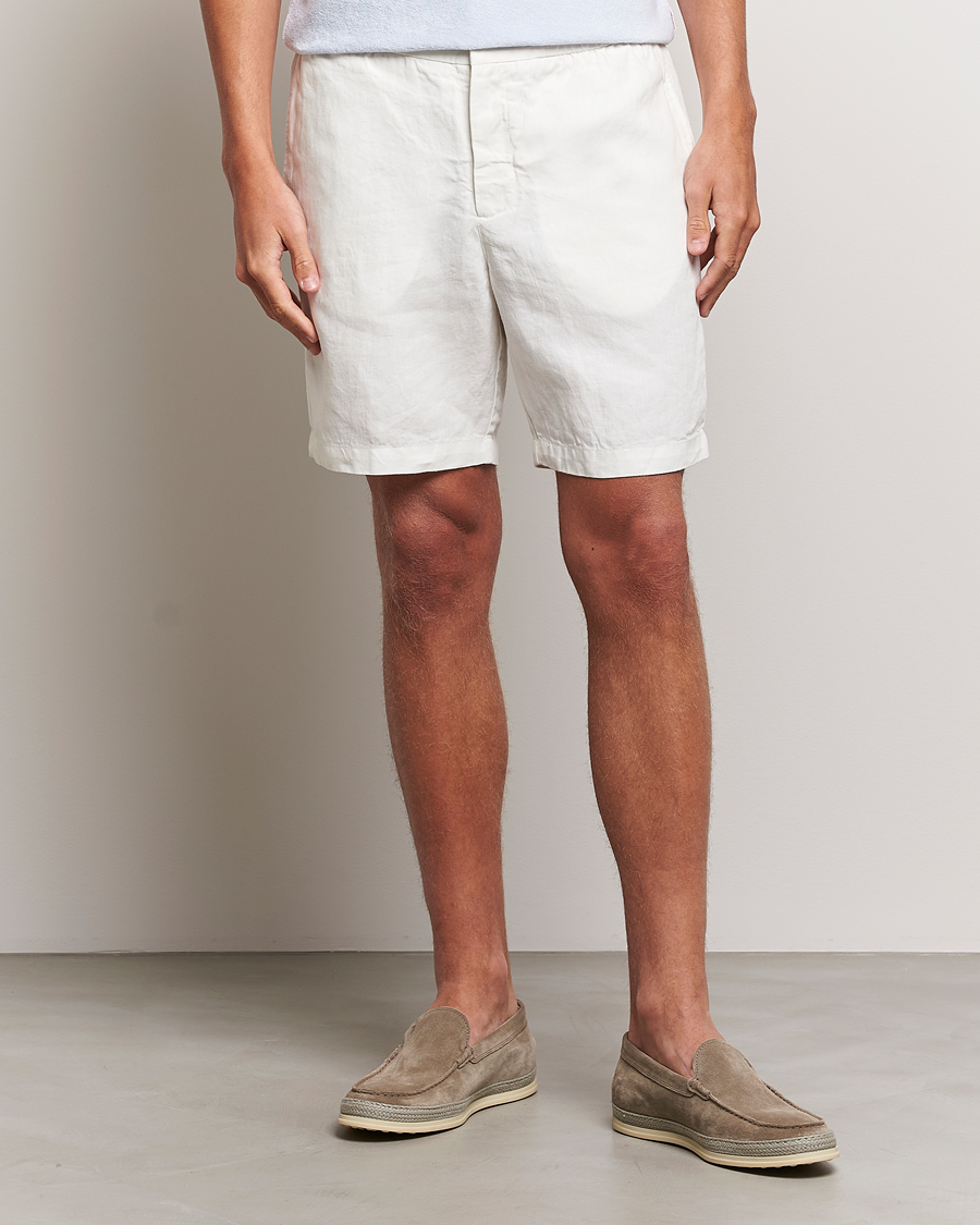 Men | Linen Shorts | Orlebar Brown | Cornell Linen Shorts Sandbar