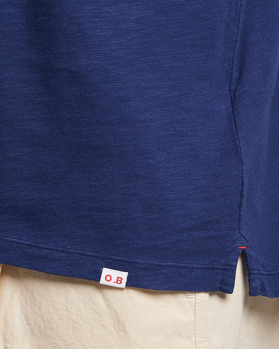 Homme | T-shirts | Orlebar Brown | OB Classic Garment Dyed Cotton T-Shirt Lagoon Blue