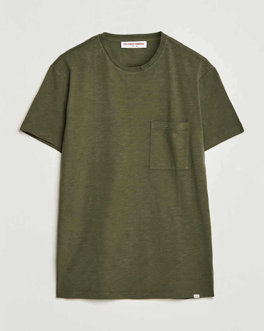 Homme | T-shirts | Orlebar Brown | OB Classic Garment Dyed Cotton T-Shirt Palm
