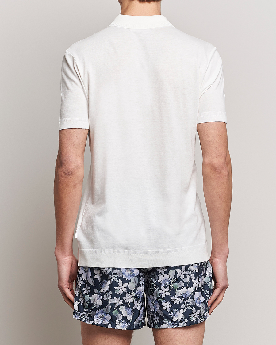 Homme | Polos | Orlebar Brown | Jarrett Knitted Rib Polo Sandbar