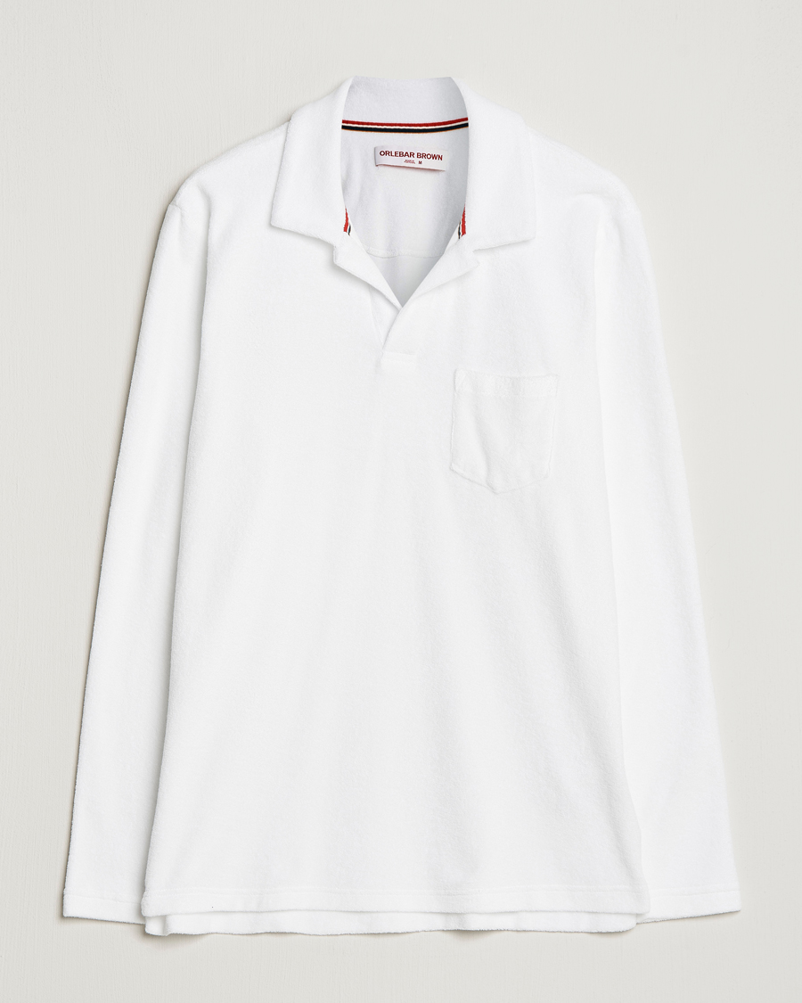 Homme | Pulls Et Tricots | Orlebar Brown | Terry Long Sleeve OB Stripe White