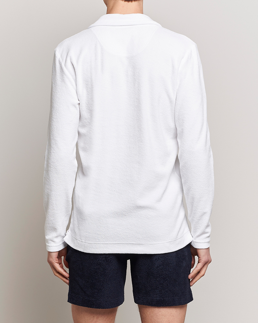 Homme | Pulls Et Tricots | Orlebar Brown | Terry Long Sleeve OB Stripe White