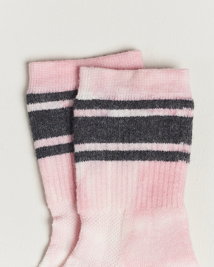 Homme | Running | Satisfy | Merino Tube Socks  Rock Salt Tie Dye