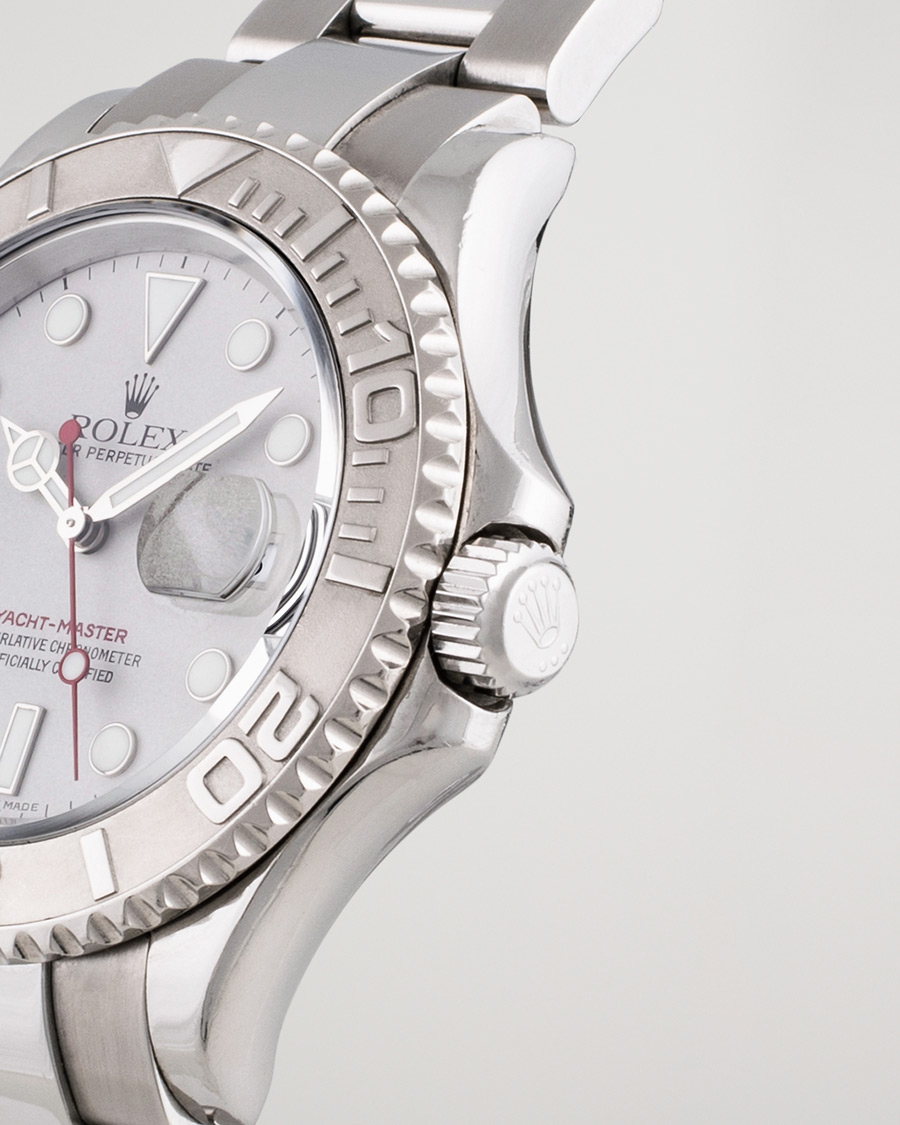Homme | Pre-Owned & Vintage Watches | Rolex Pre-Owned | Yacht Master 16622 Oyster Perpetual Steel Platinum Steel Silver