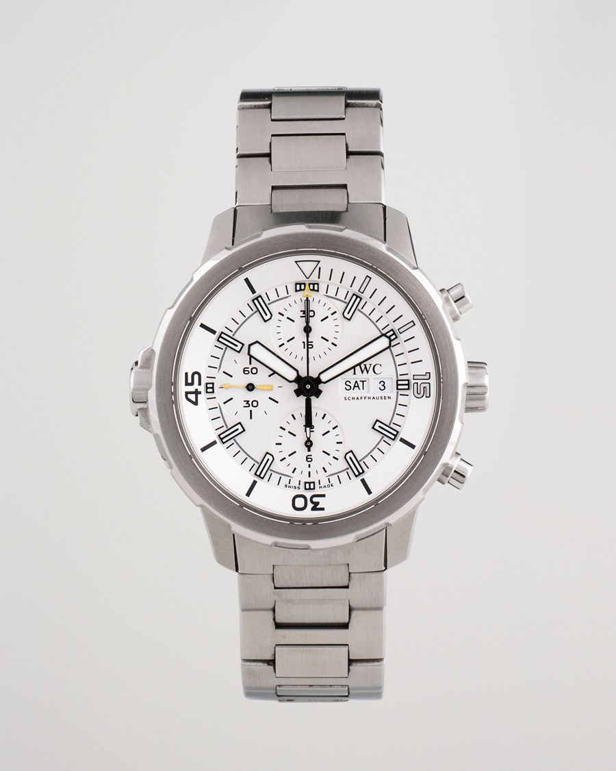 Homme | Pre-Owned & Vintage Watches | IWC Pre-Owned | Aquatimer Chronograph IW376802 Steel White