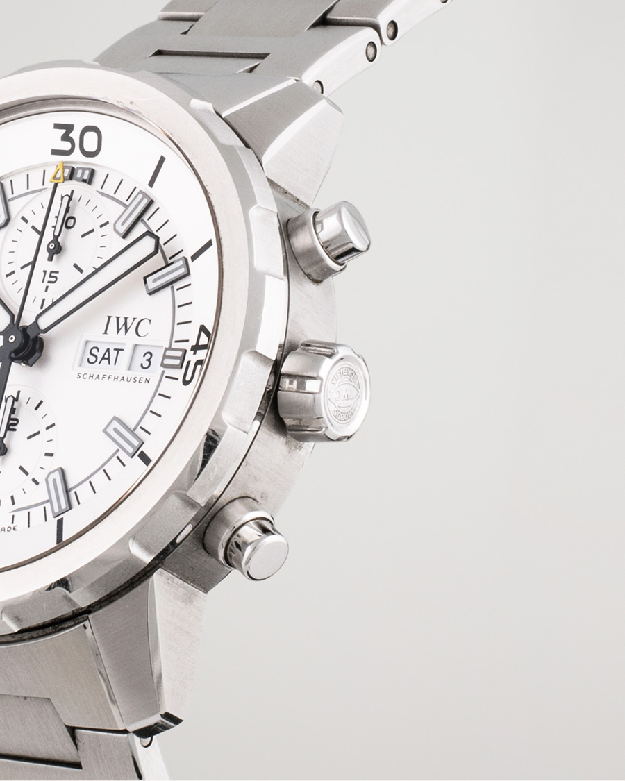 Homme | Pre-Owned & Vintage Watches | IWC Pre-Owned | Aquatimer Chronograph IW376802 Steel White