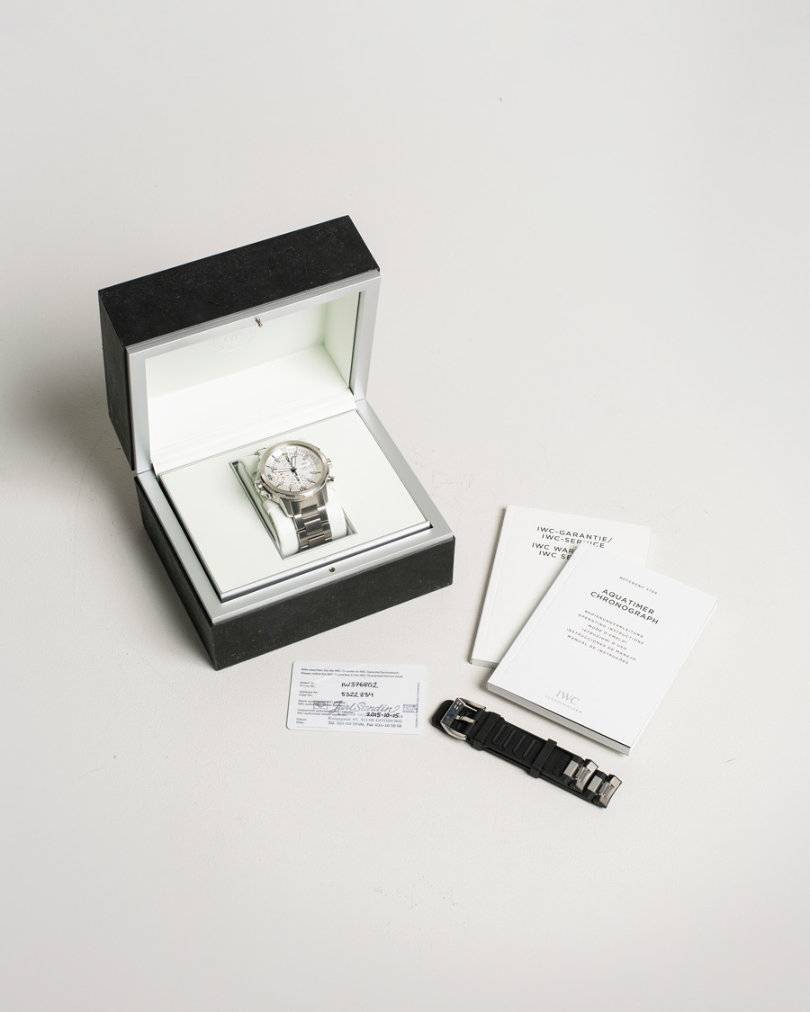 Homme | Pre-Owned & Vintage Watches | IWC Pre-Owned | Aquatimer Chronograph IW376802 Steel White