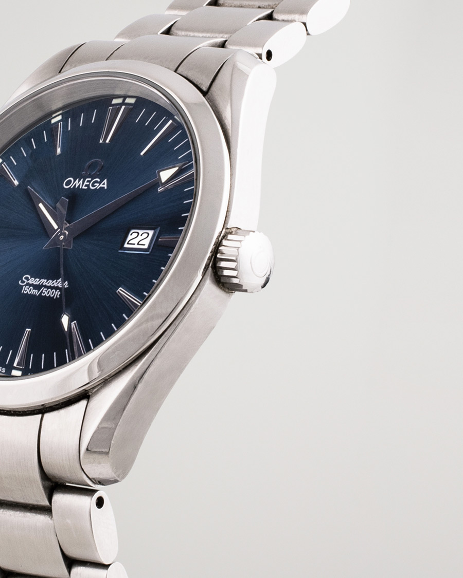 Homme | Pre-Owned & Vintage Watches | Omega Pre-Owned | Seamaster Aqua Terra 2517.80.00 Steel Blue