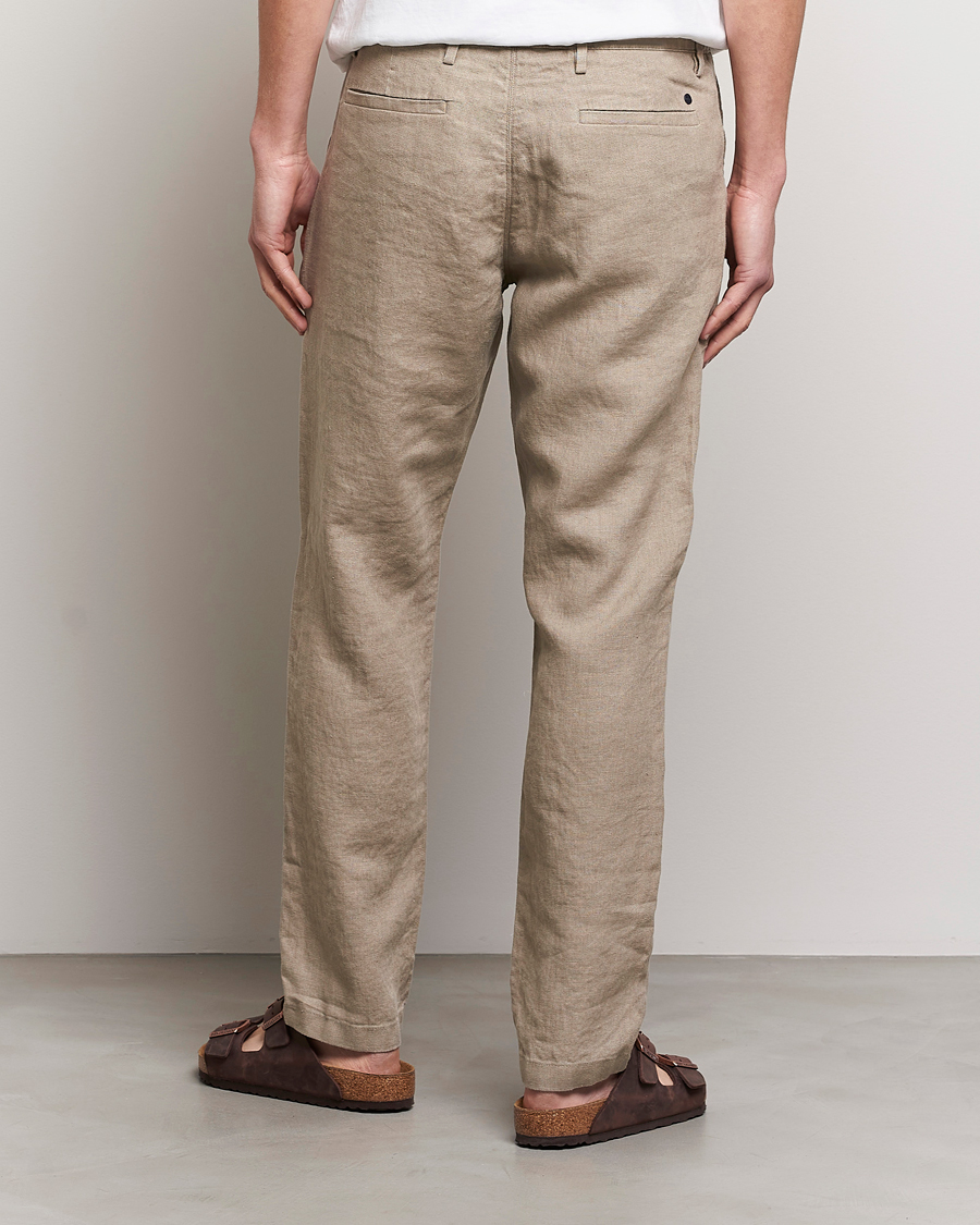 Homme | Pantalons | NN07 | Karl Linen Trousers Greige