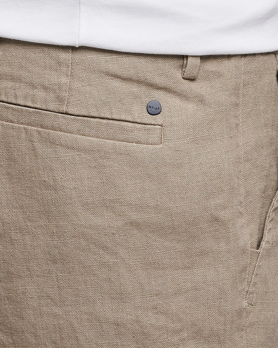 Homme | Pantalons | NN07 | Karl Linen Trousers Greige