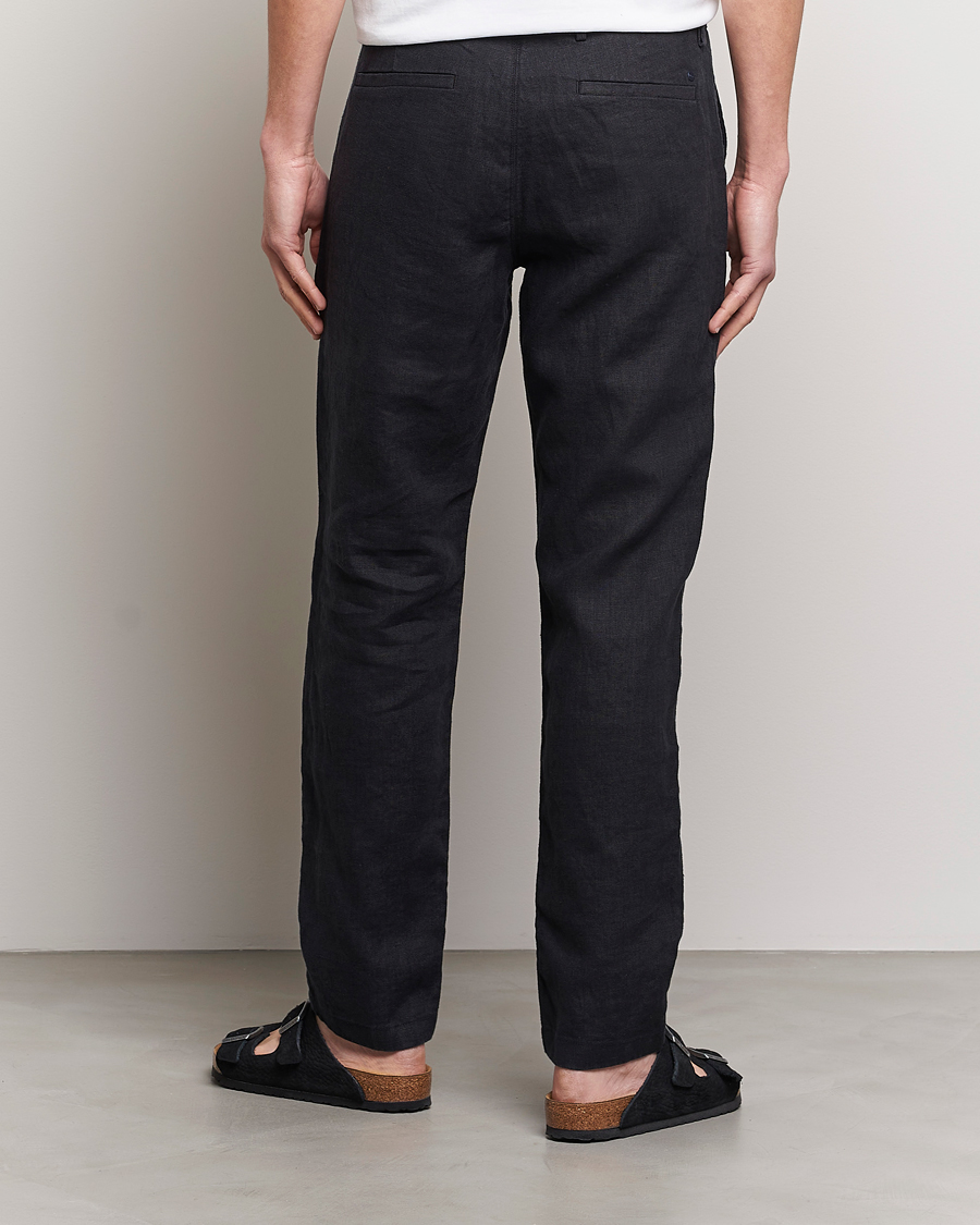 Homme | Pantalons | NN07 | Karl Linen Trousers Black
