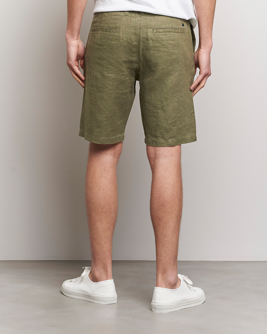 Homme | Shorts | NN07 | Crown Linen Shorts Army