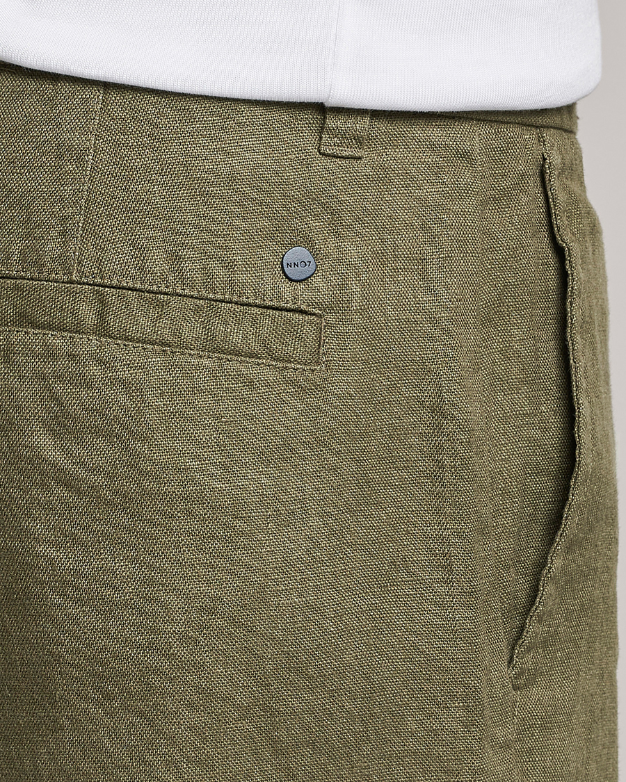 Homme | Shorts | NN07 | Crown Linen Shorts Army