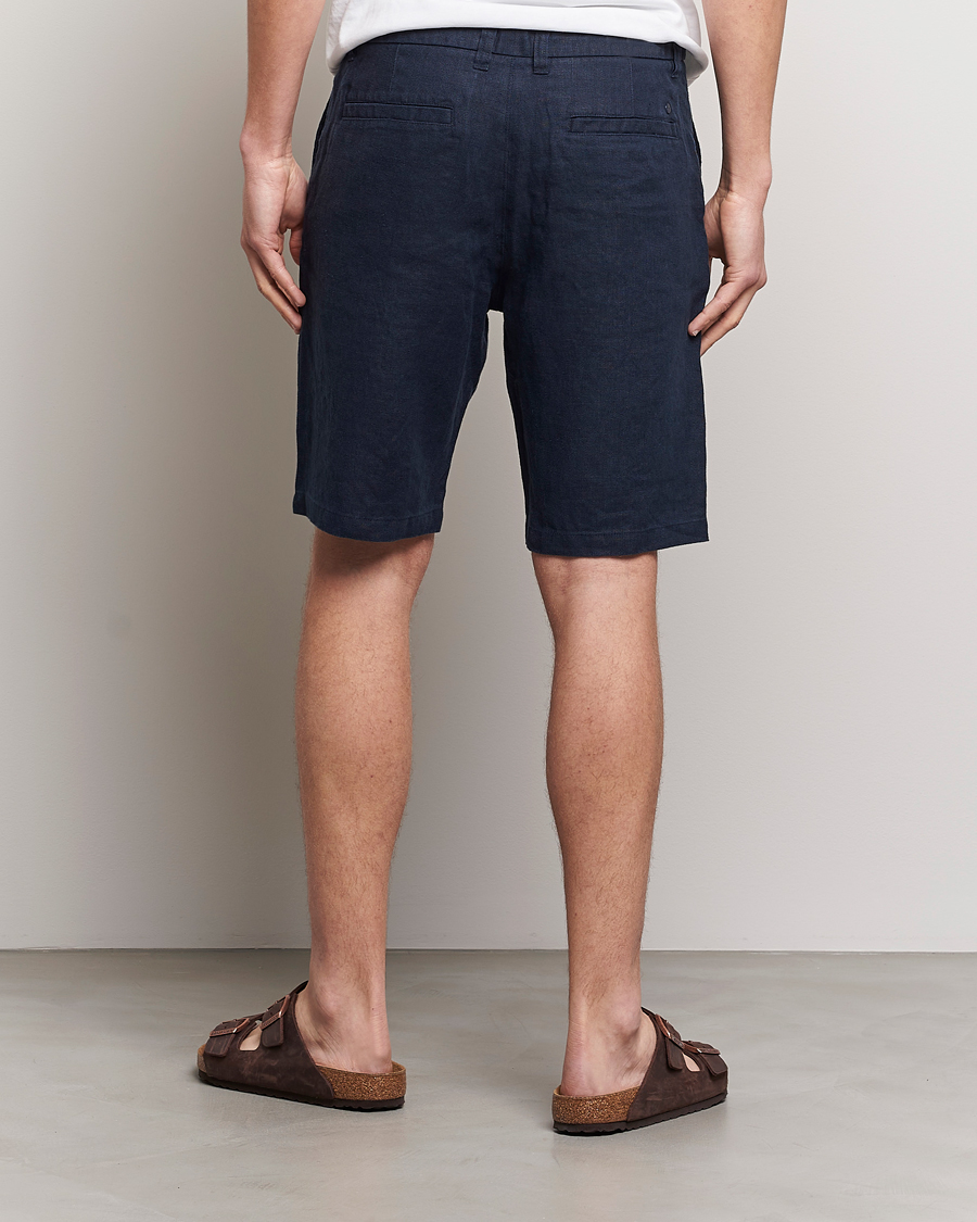 Homme | Shorts | NN07 | Crown Linen Shorts Navy