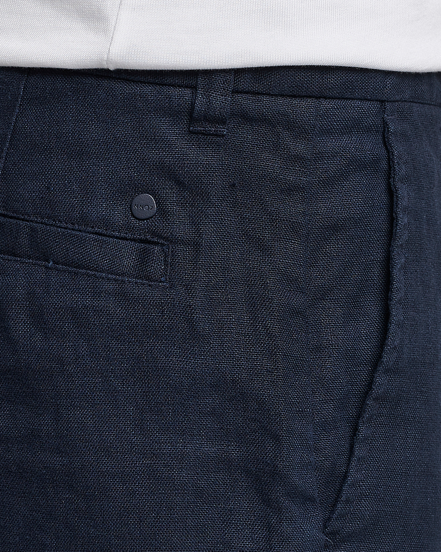 Homme | Shorts | NN07 | Crown Linen Shorts Navy
