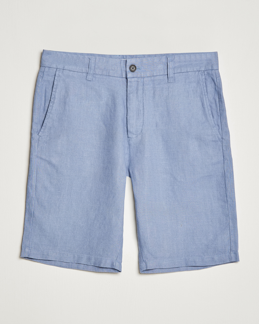 Homme | Shorts | NN07 | Crown Linen Shorts Dust Blue