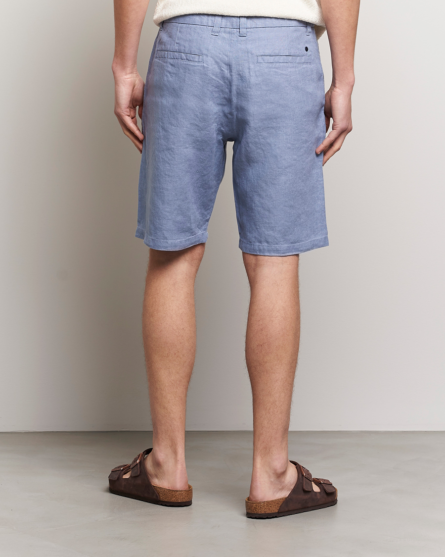 Homme | Shorts | NN07 | Crown Linen Shorts Dust Blue