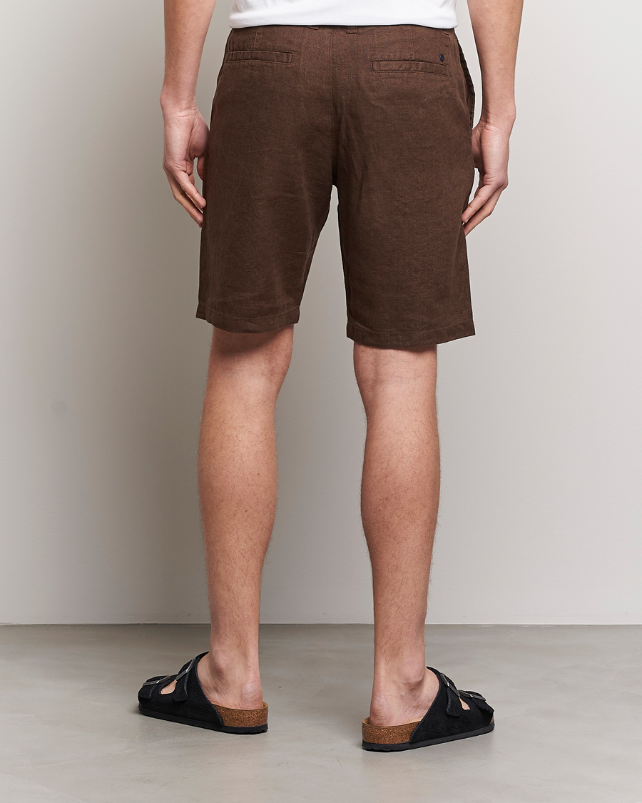 Homme | Shorts | NN07 | Crown Linen Shorts Brown