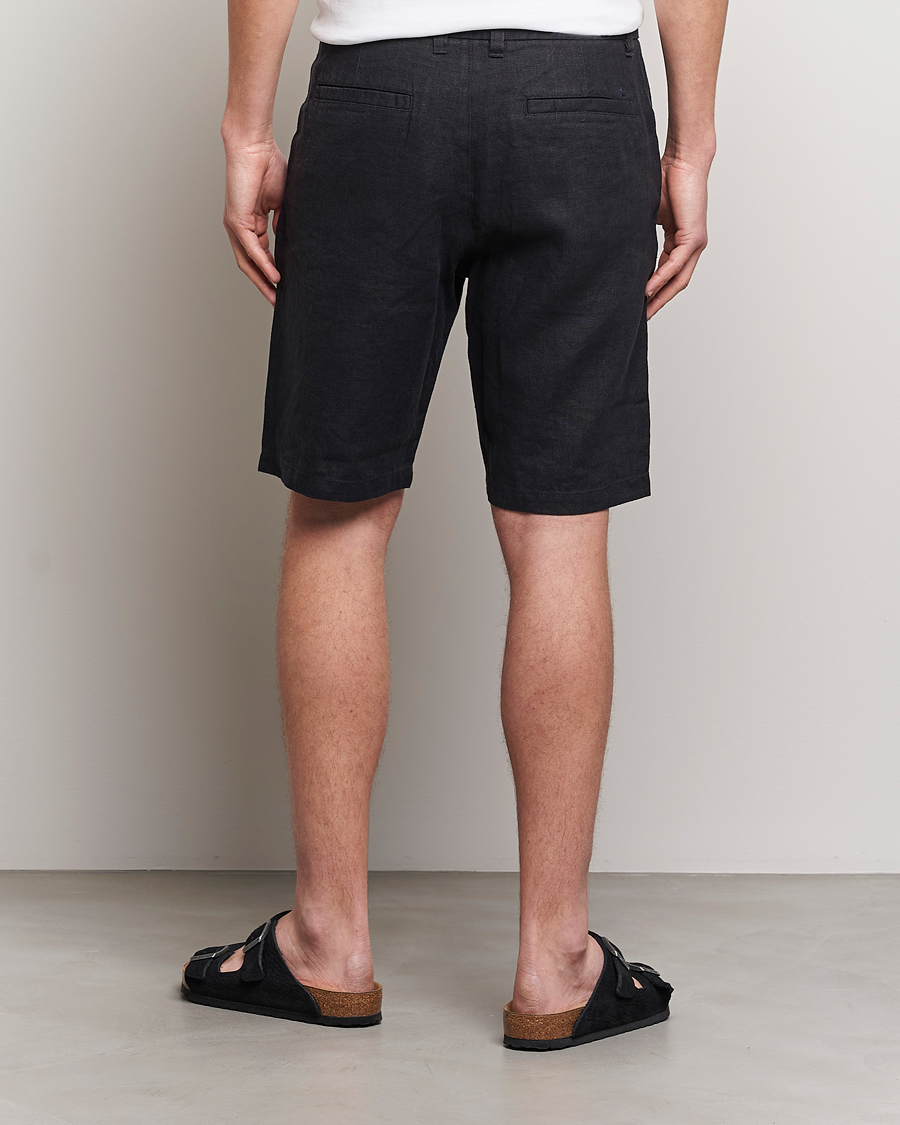 Homme | Shorts | NN07 | Crown Linen Shorts Black