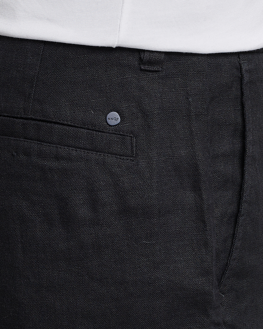 Homme | Shorts | NN07 | Crown Linen Shorts Black