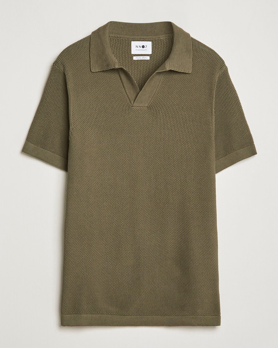 Homme | Polos | NN07 | Ryan Organic Cotton Polo Army