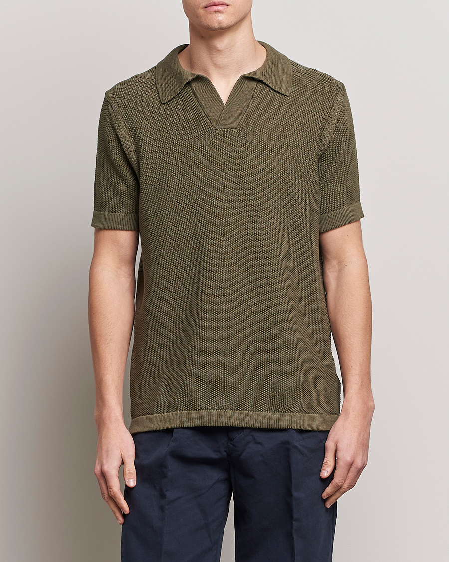 Homme | Polos | NN07 | Ryan Organic Cotton Polo Army