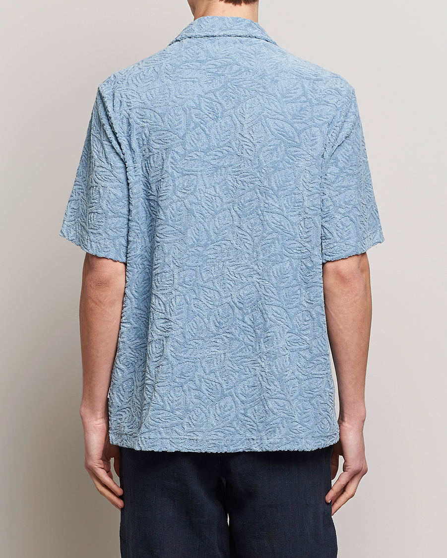 Homme | Polos | NN07 | Julio Structured Terry Polo Ashley Blue