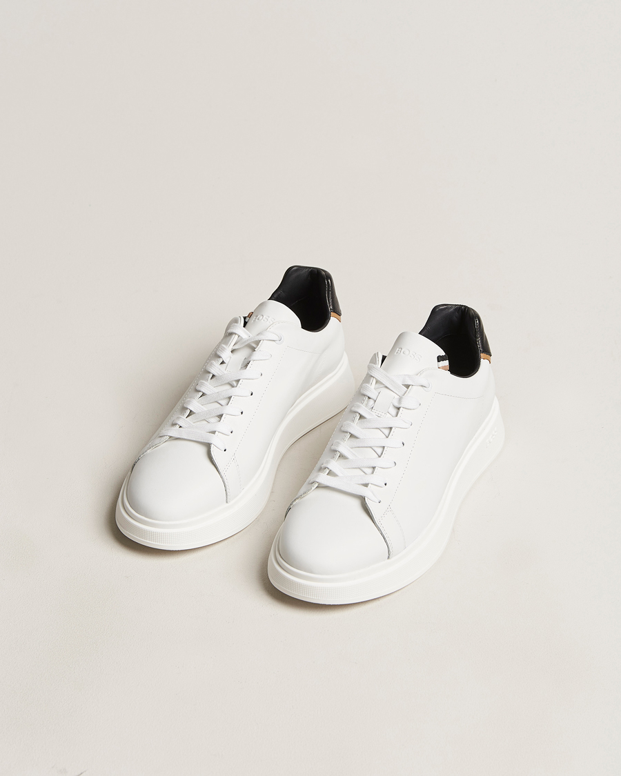 Homme | BOSS BLACK Bulton Leather Sneaker Natural | BOSS BLACK | Bulton Leather Sneaker Natural