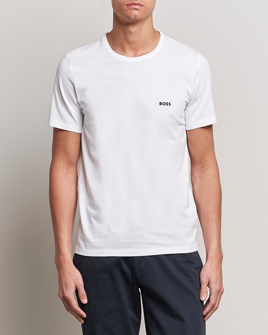 Homme | T-shirts | BOSS BLACK | 3-Pack Crew Neck T-Shirt White/Navy/Black