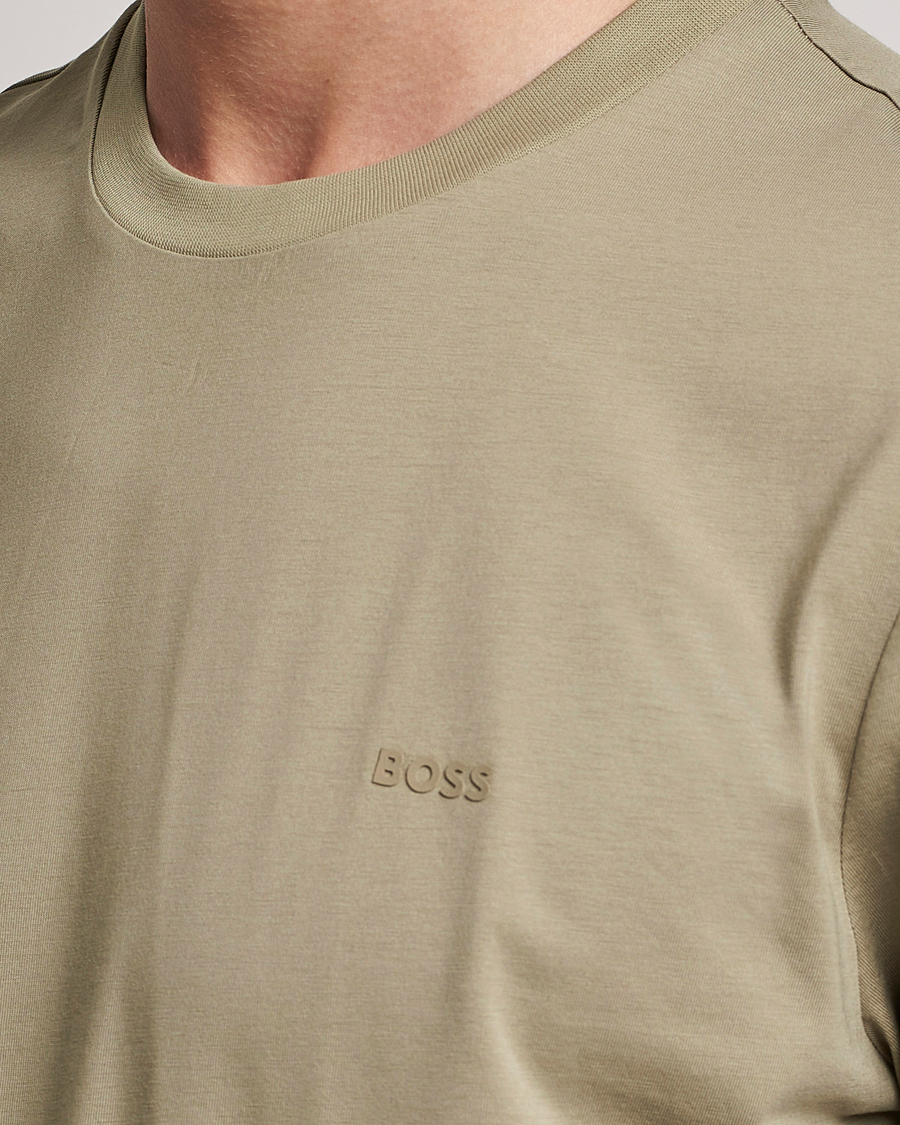 Homme | T-shirts | BOSS BLACK | Thompson Crew Neck T-Shirt Pastel Green