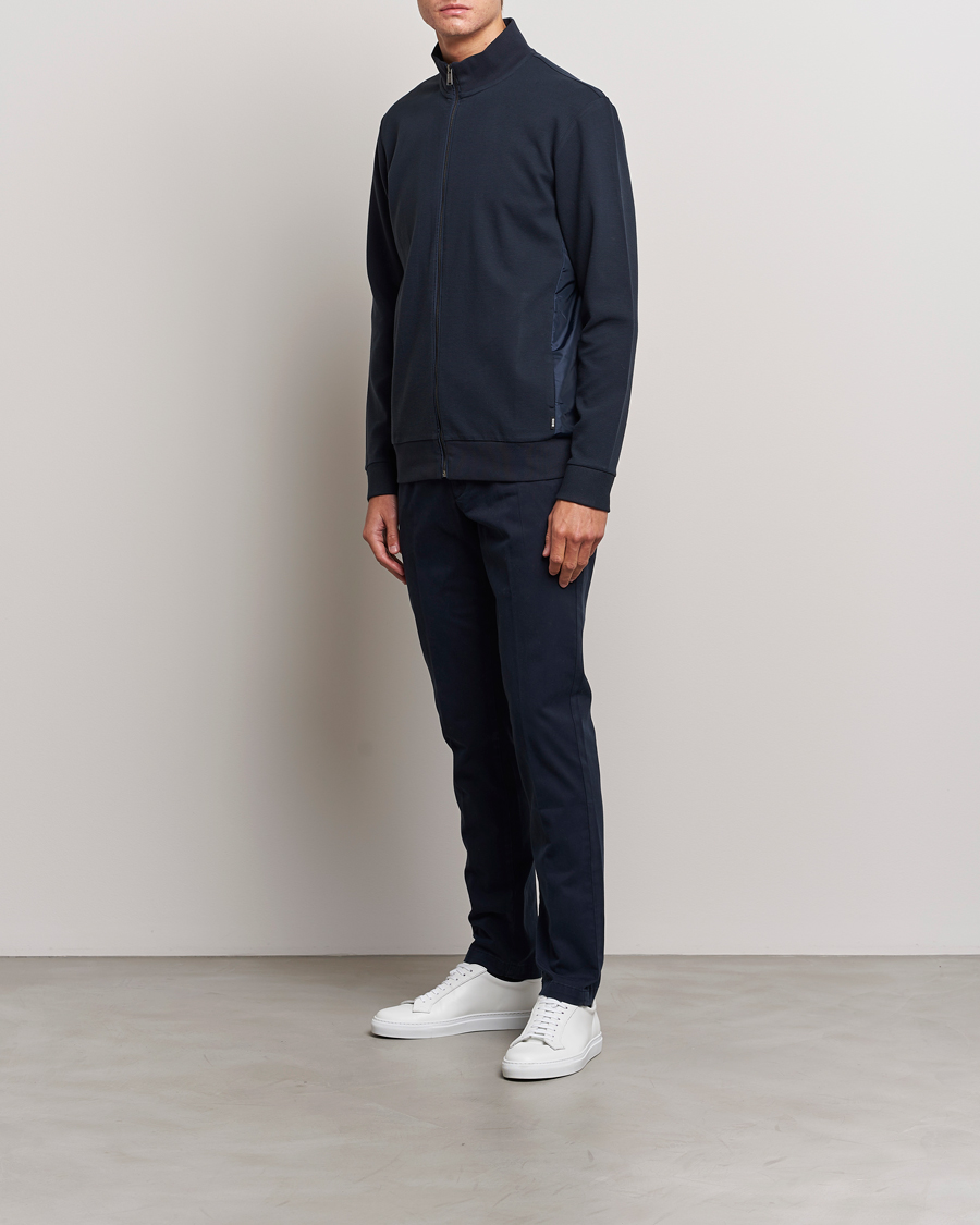 Homme | Pulls Et Tricots | BOSS BLACK | Shepherd Full Zip Sweater Dark Blue