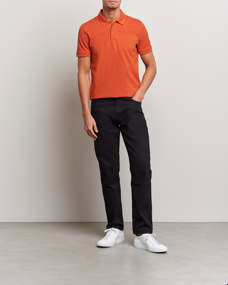 Homme | Polos | BOSS BLACK | Pallas Polo Dark Orange